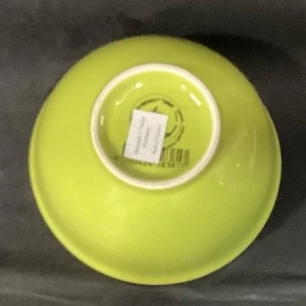 Jameson & Tailor Lime Green Cereal Bowls, Set of 3, Vintage Boutique Kitchenware